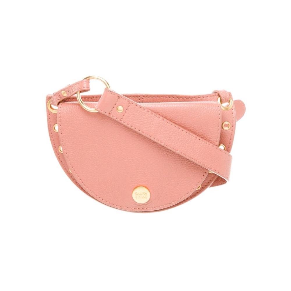 See By Chloe Leather Crescent Mini Crossbody Belt bag - Picture 2 of 8